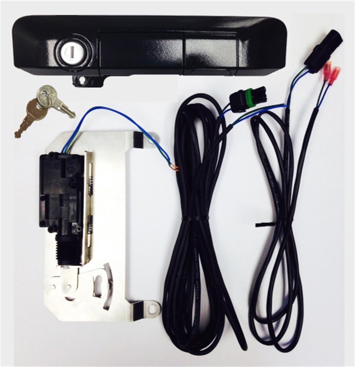 PL85510 Tailgate Lock for 2005-2015 Toyota Tacoma [Gloss Black]