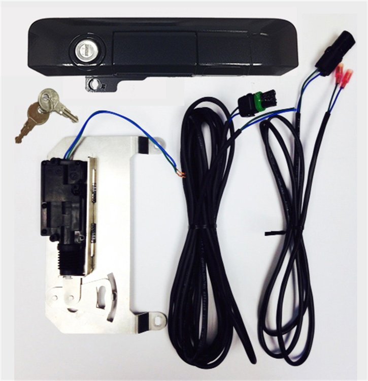 PL85513 Tailgate Lock for 2005-2015 Toyota Tacoma [Black Sand Pearl]