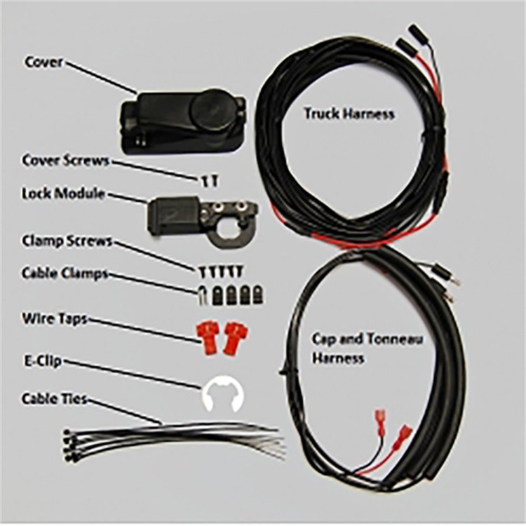 PL9772 Truck Cap and Tonneau Cover Lock Kit