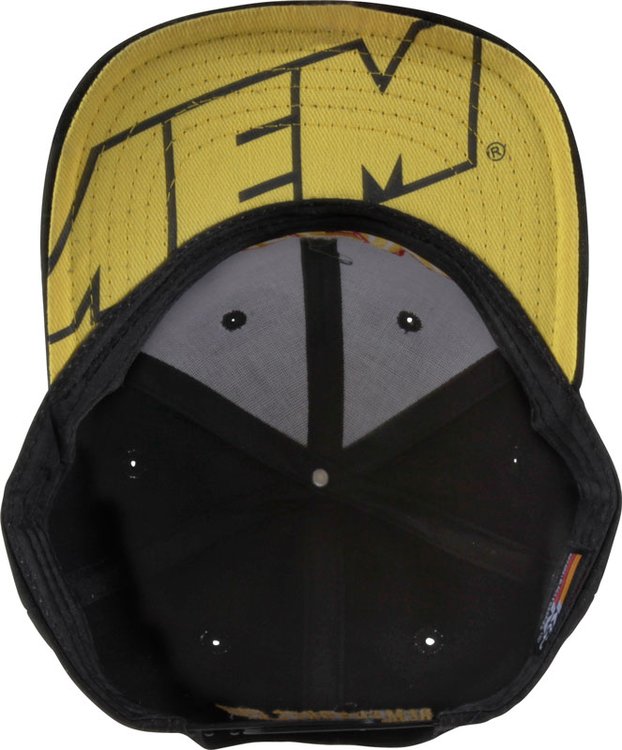HAT FLAT BILLED BLACK