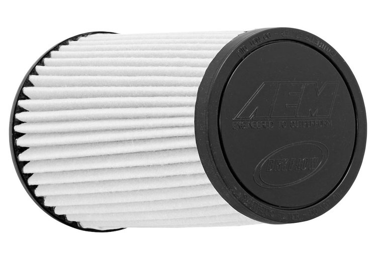 Brute Force Dryflow Air Filter Conical Base OD-6 in./Top OD-5.125 in. Flange L-1.563 in. Flange ID-2.75 in. H-9 1/8 in. Centered