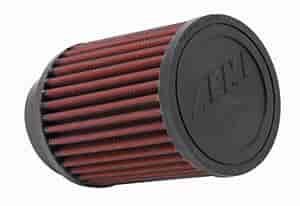 Universal Round DryFlow Air Filter Top/Base Outside Diameter: 4"