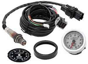 Analog Wideband Air/Fuel Ratio Gauge 2 1/16 in. Gauge Housing White Face