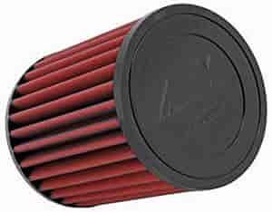 Universal Round DryFlow Air Filter Top/Base Outside Diameter: 5.813"