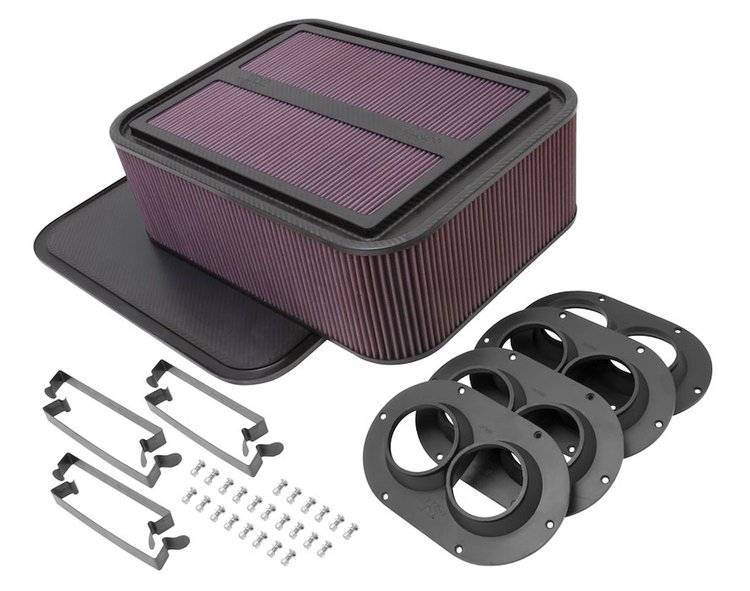 Custom Sprint Car Air Box Filter Top 6-3/4" Center Spread