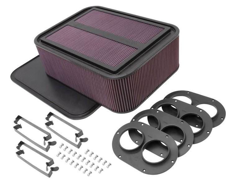 Custom Sprint Car Air Box Filter Top 6-3/4" Center Spread