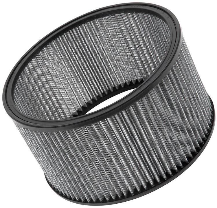 28-4240 Drag Racing Round Filter Outside Diameter: 9 in.