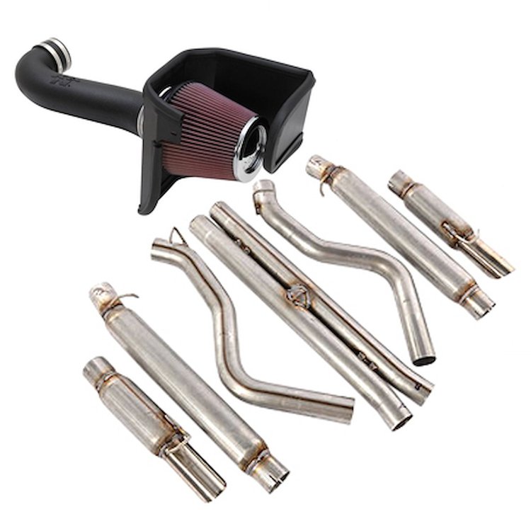 K&N FIPK Cold Air Intake with JEGS Exhaust System 2005-2010 Dodge Magnum/Charger SRT8 & Chrysler 300C 6.1L