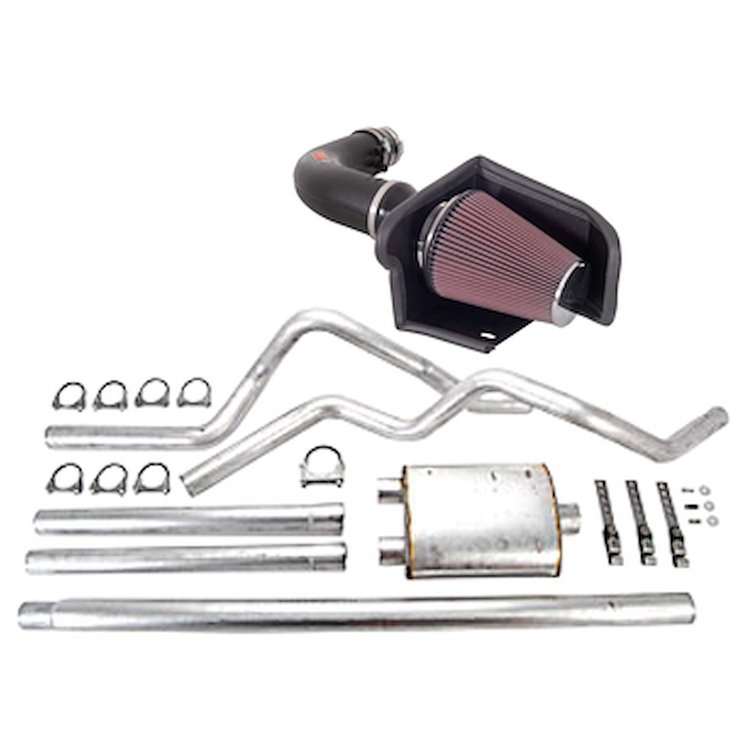 K&N FIPK Cold Air Intake with JEGS Exhaust System 1997-2003 Ford F150/Expedition 4.6L/5.4L