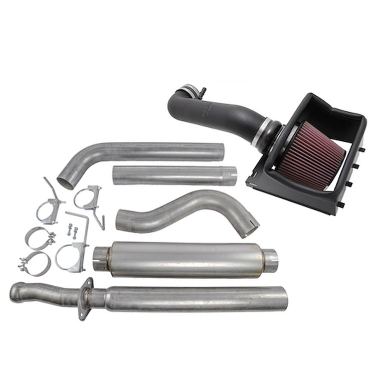 K&N FIPK Cold Air Intake with JEGS Exhaust System 2011-2014 Ford F150 5.0L