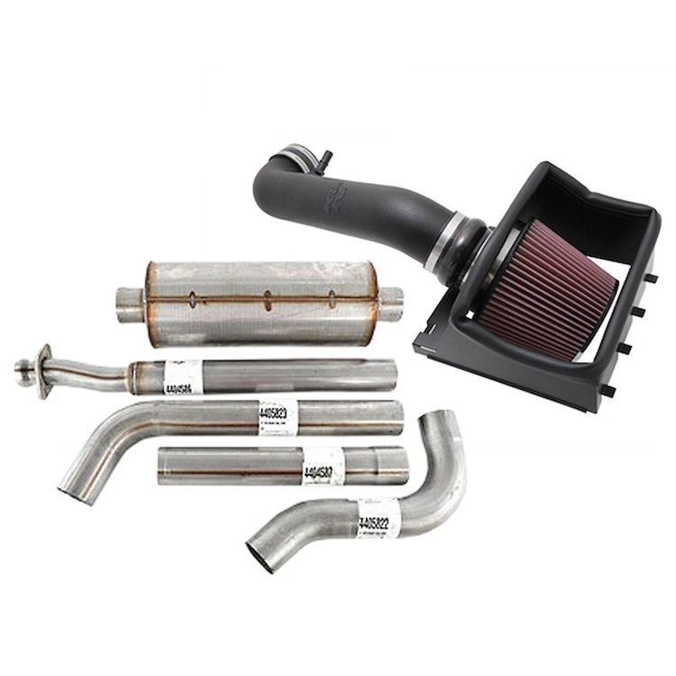K&N FIPK Cold Air Intake with JEGS Exhaust System 2011-2014 Ford F150 5.0L