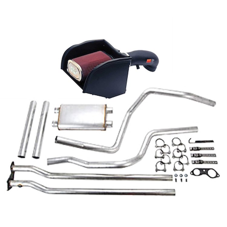 K&N FIPK Cold Air Intake with JEGS Exhaust System 1996-1999 Chevy/GMC Full Size Truck & SUV 5.7L