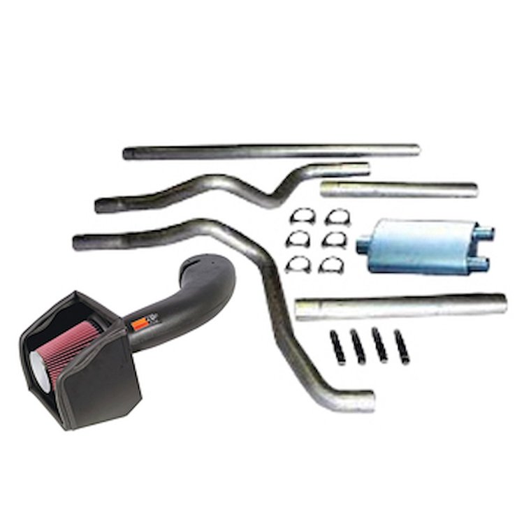 K&N FIPK Cold Air Intake with JEGS Exhaust System 1988-1993 Chevy/GMC Full Size Truck & SUV 5.7L