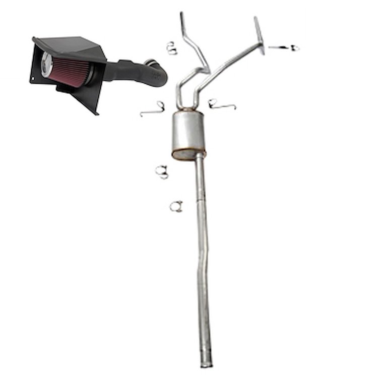 K&N FIPK Cold Air Intake with JEGS Exhaust System 2009-2014 Chevy Tahoe, Suburban, Avalanche & GMC Yukon 4.8L/5.3L/6.0L