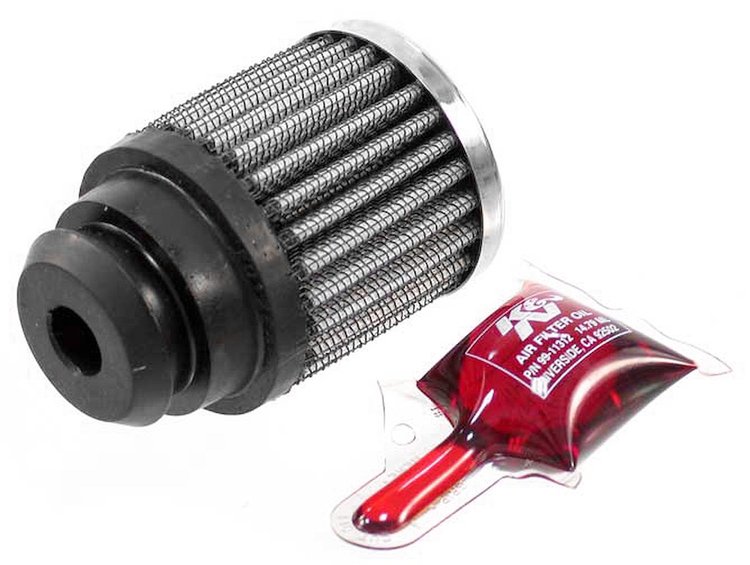 Crankcase Vent Filter Fits: 1.25" Flange I.D.