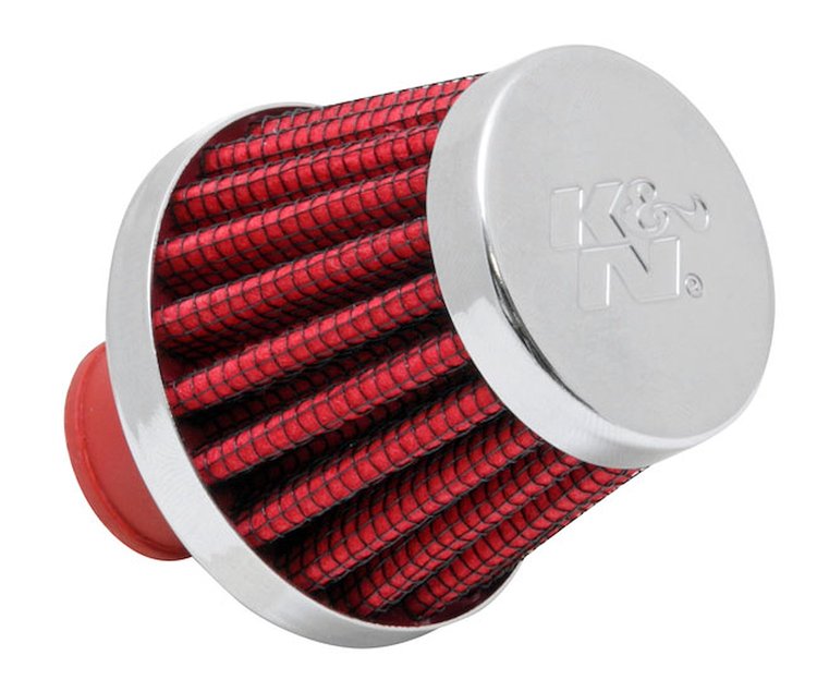 62-1600RD Crankcase Vent Filter w/Adapter .5 in. or .375 in. Flange I.D.