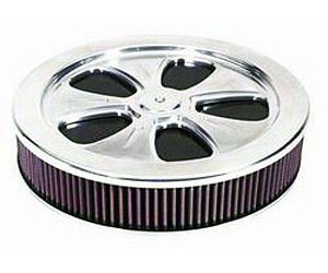 5-Spoke Air Cleaner Assembly, 9/16" Raised Base, 4-5/8" Total Height