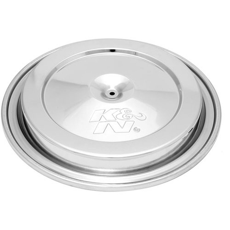 Chrome Lid Only 1968-92 GM car, 12" x 3.5" filter