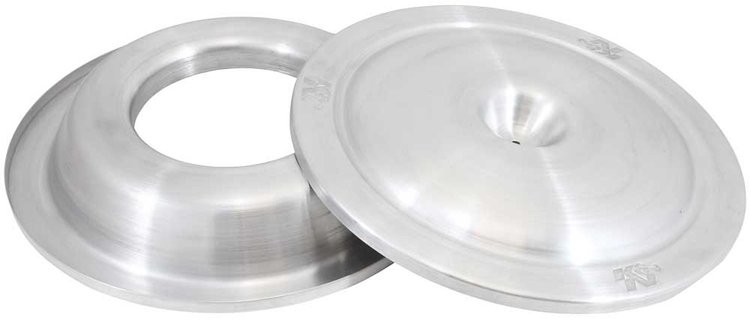 85-6852 Air Cleaner Top & Base Plates 16 in. Outside Diameter 1.5 in. Height Spun Aluminum