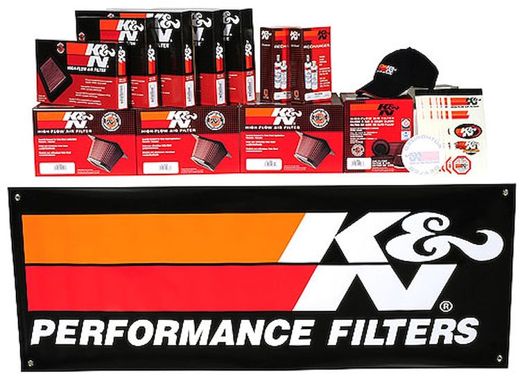 K&N offers a variety of promotional accessories: Catalog Racks, Presentation Folders, Air Filter Displays and many Jobber Kits.