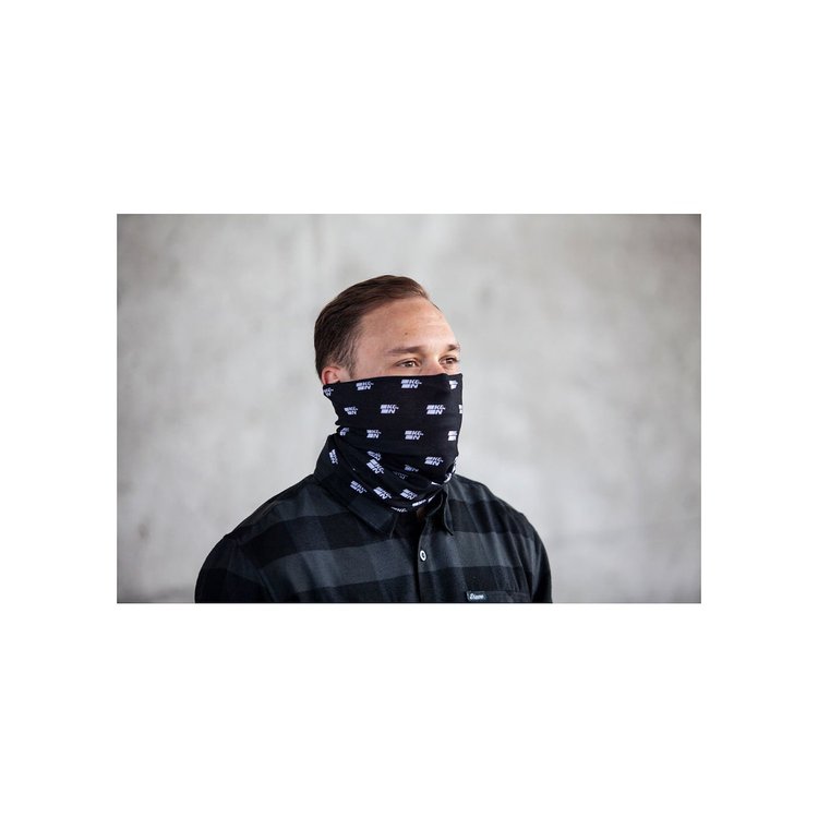 87-4017 NECK GAITER BLACK/WHITE