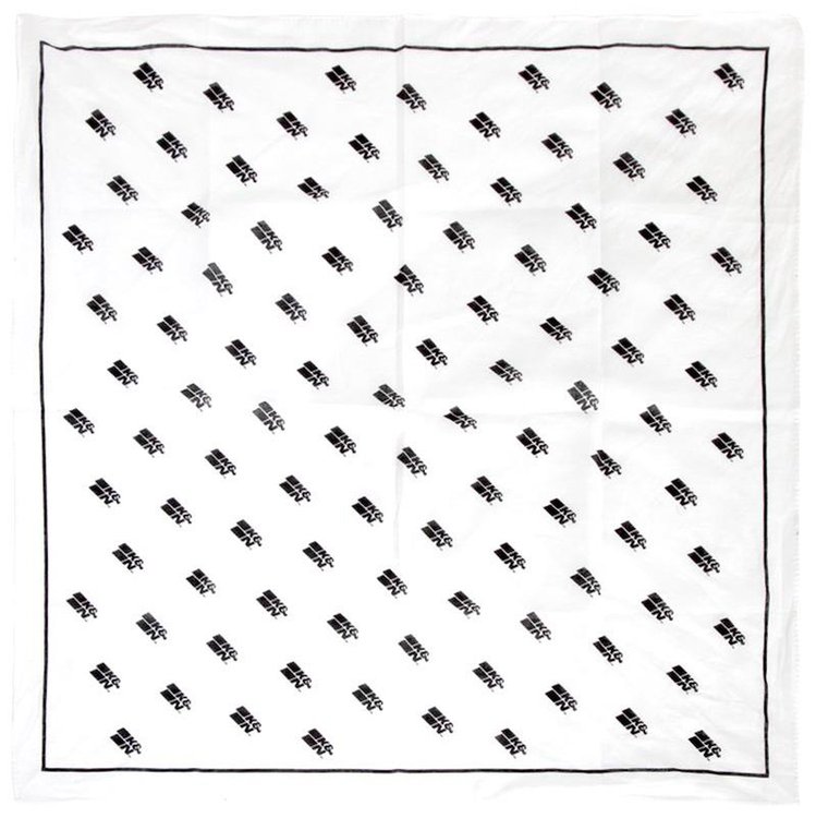 87-4018 Bandana Black/White
