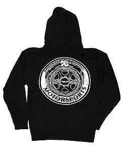Wheel Hooded/Zip-Up Sweatshirt Large