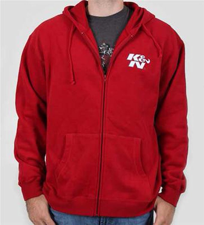 Sweatshirt Plain Logo Red