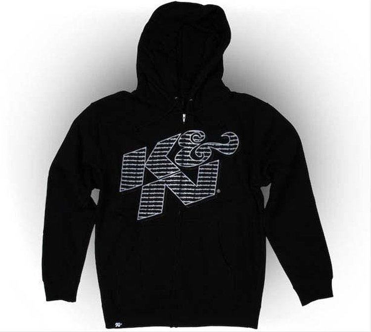 Sweatshirt Zip-Up Blk