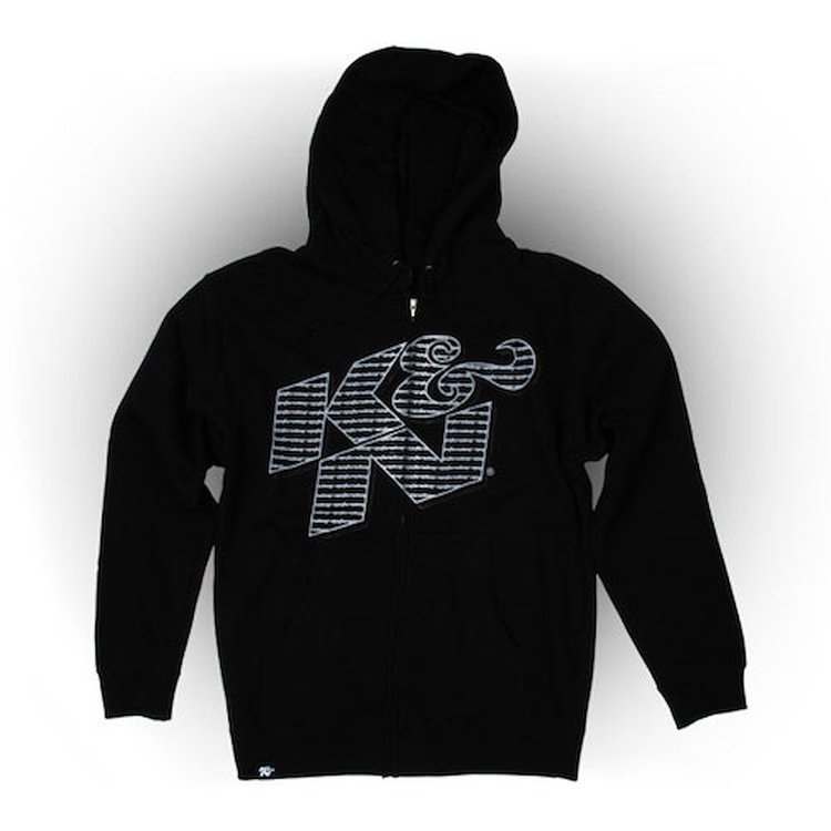Sweatshirt Zip-Up Blk