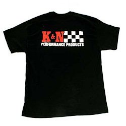 T-Shirt Black K&N Checkered