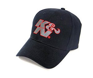 HAT BLACK CHARCOAL K N W/RED OUTLINE