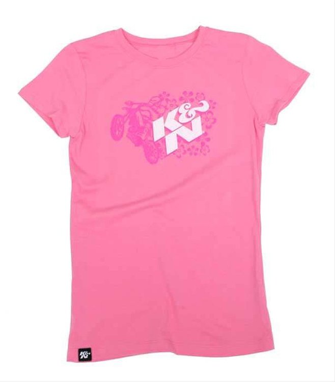 T-Shirt Flowr Ride Ht Pnk