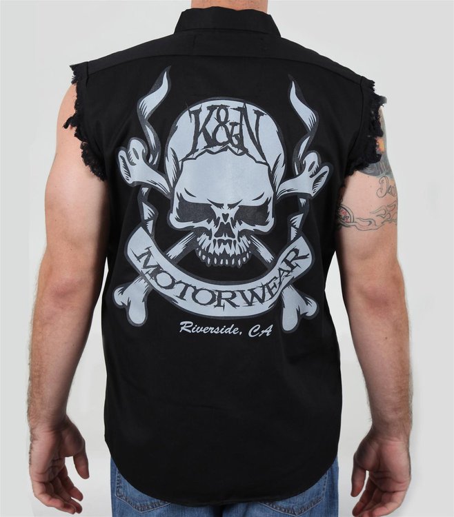 Shirt Skull & Bones Black