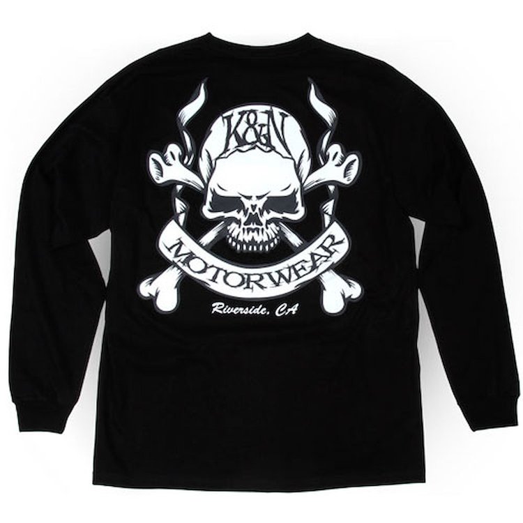 T-Shirt Skull & Bones Blk