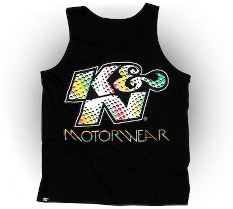 Tank Top Popped Black