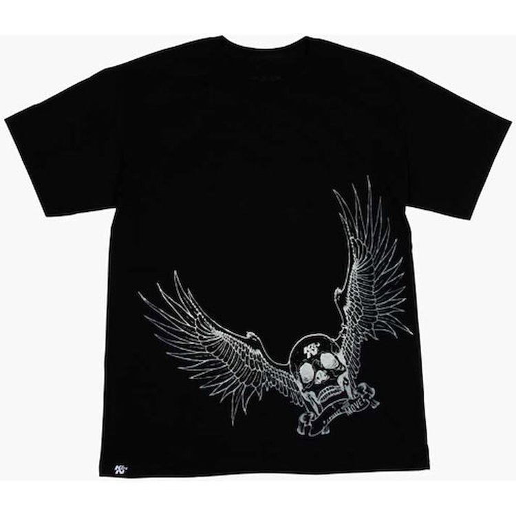 "Winged Racing Skull" T-Shirt Small