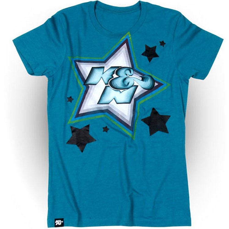 T-Shirt Star Power Teal
