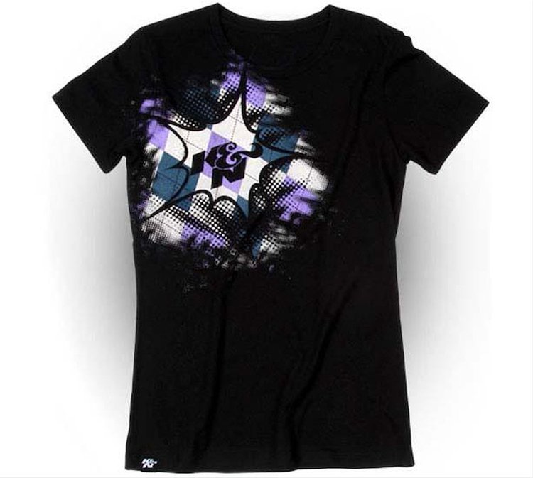 T-Shirt Argyle Black