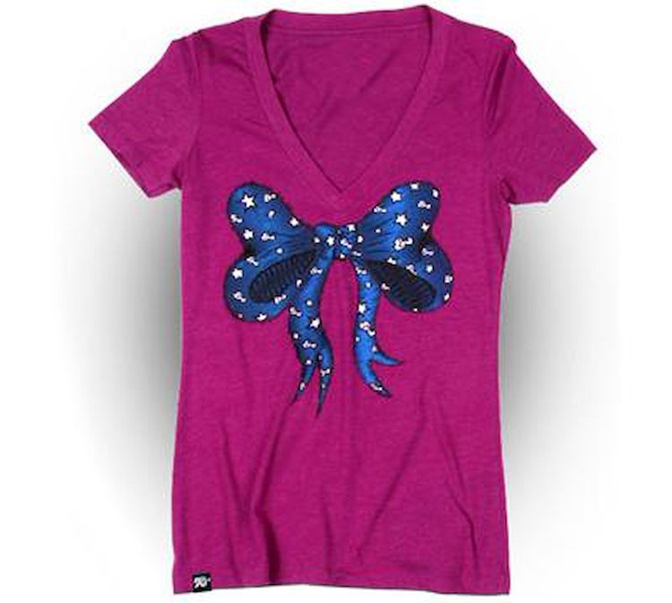 Shirt VNeck Scribbon Lush