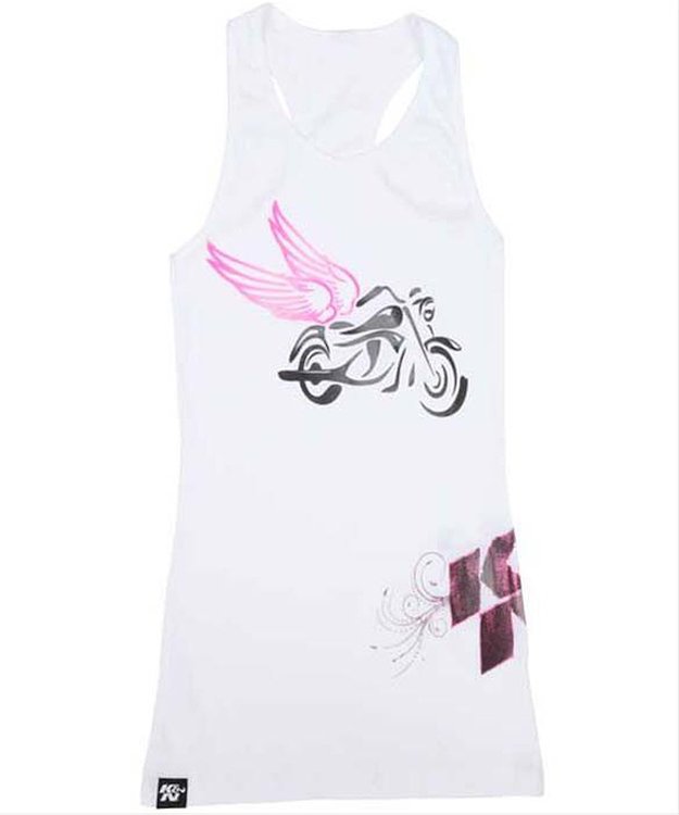 Tank Top Winged Chppr Wht