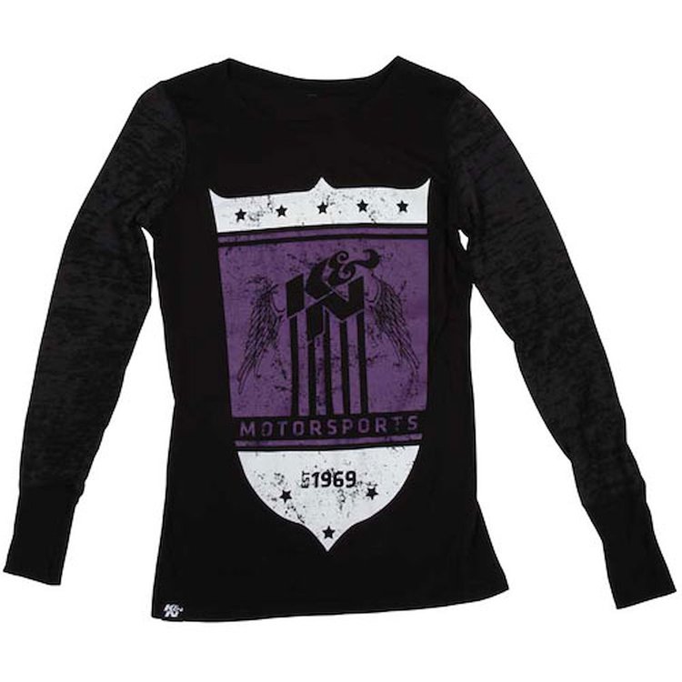 T-Shirt K&N Lng Sleve Blk