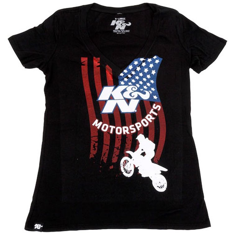 T-Shirt V-Neck Dream Blk