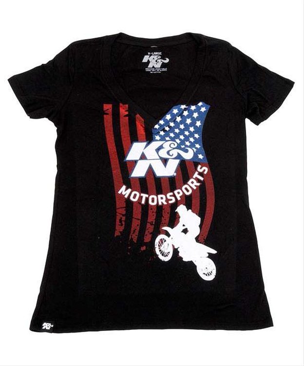 T-Shirt V-Neck Dream Blk
