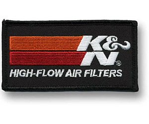 PATCH 4 X 2 BLACK HIGH FLOW