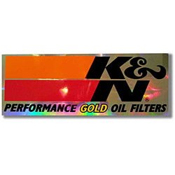 Air Filters DECAL PERF GLD OIL FLTR-