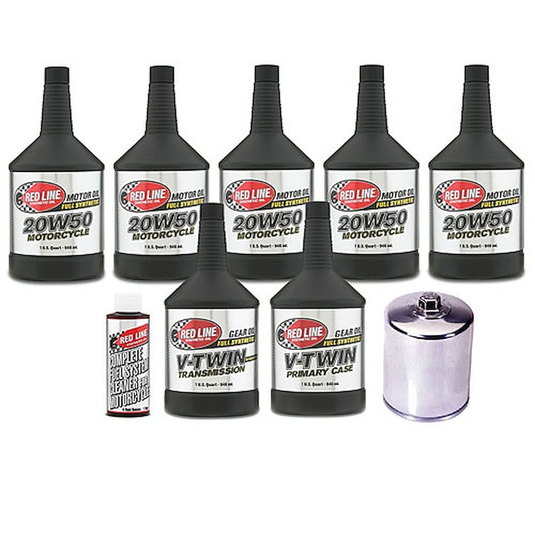 V-Twin Complete Oil Maintenance Kit 1980-13 Harley Davidson