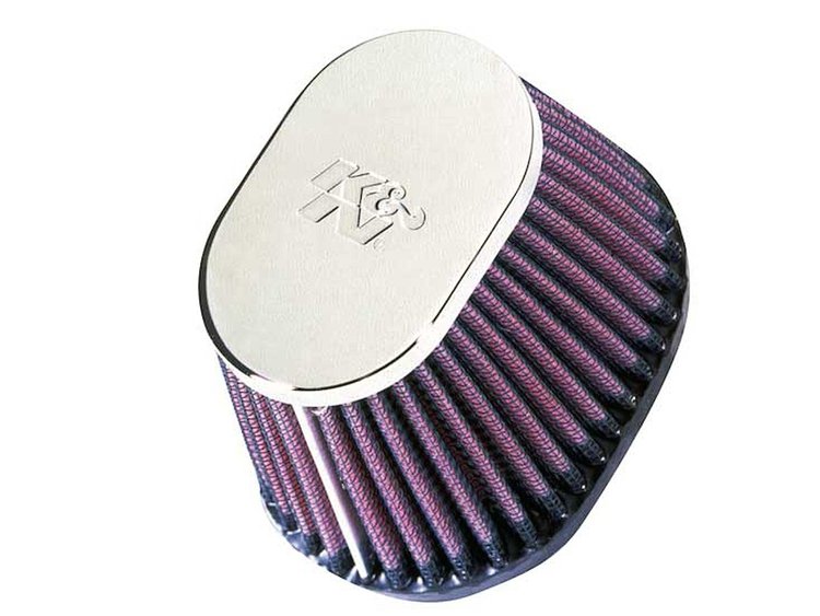 RC-0981 Oval Tapered Universal Clamp-On Air Filter Flange Dia - F: 2.125 in. , 54mm