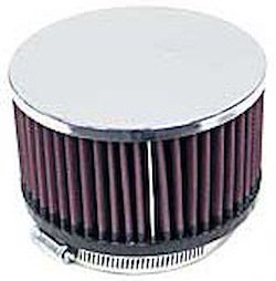 Round Straight Air Filter Flange Dia. (F): 3.5" (89 mm)