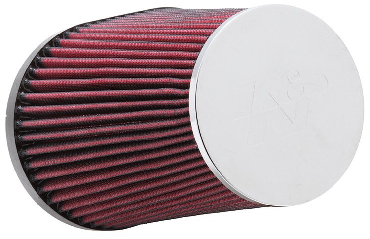 Oval Tapered Universal Clamp-On Air Filter Flange Dia - F: 3.938", 100mm